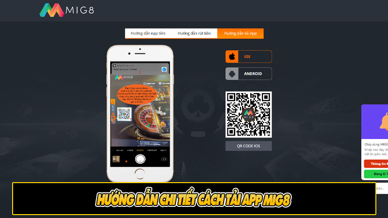 Hướng dẫn chi tiết cách tải app Mig8